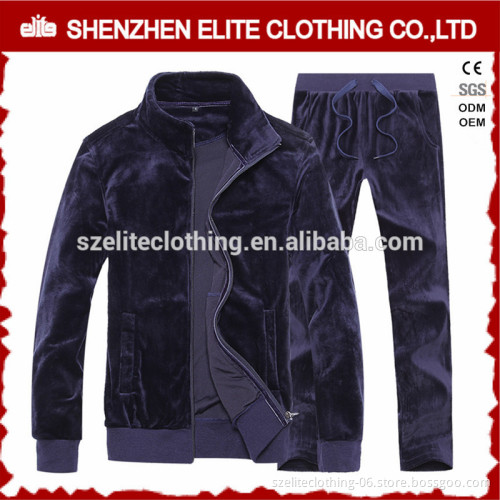 Custom Stylist Cheap Purple Jogging Suit Velour Tracksuits for Men